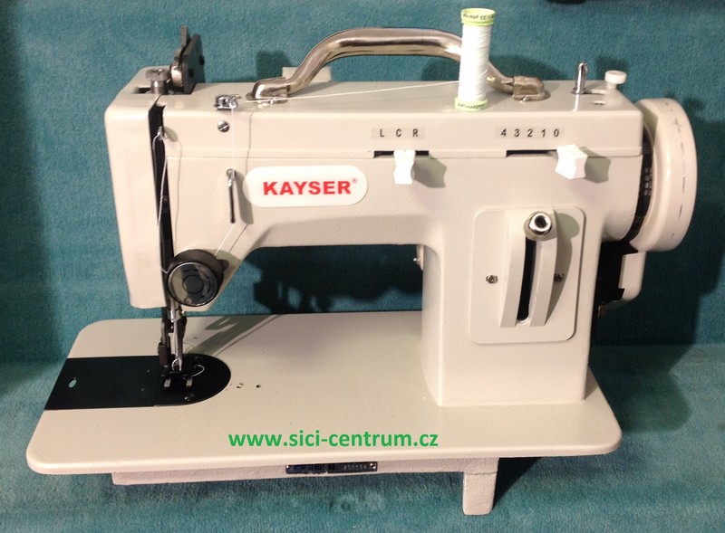 šicí stroj KAYSER - jedinečný domácí stroj na těžké materiály