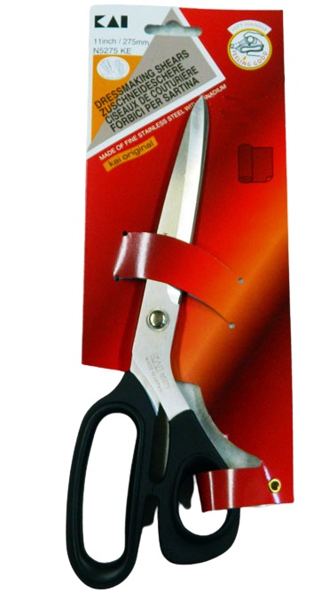 nůžky krejčovské velké KAI N 5275KE 275mm s nožovým ostřím
