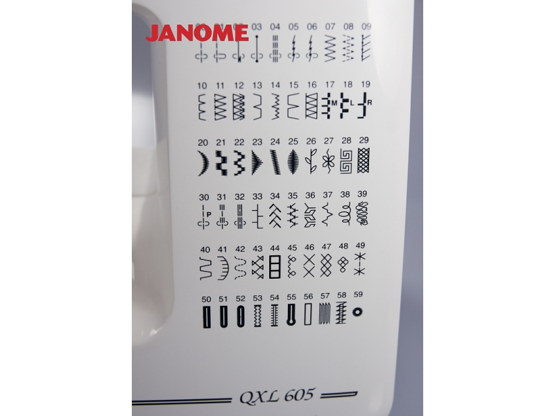 šicí stroj Janome 605 QXL + přídavný stolek-8