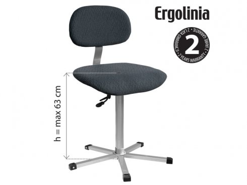 židle Ergolinia EVO2 polstrovaná, pneumatický mechanismus