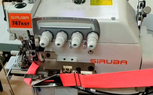 Siruba 747DFT-514H4-24 4-nitný overlock, horní podávání