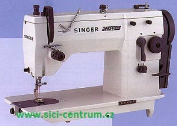 průmyslový stroj Singer 20U cik-cak, komplet s montáží