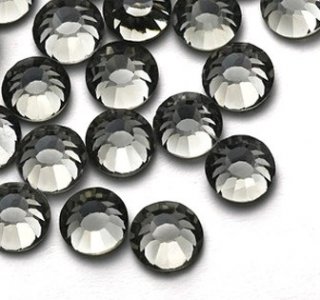 5mm nalep.kamínky broušené black diamond