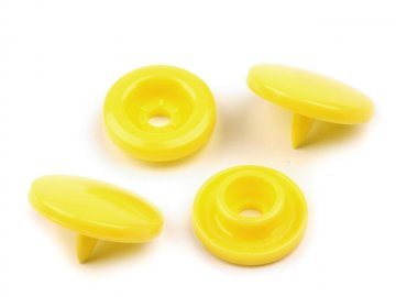 patenkty/druky plastové narážecí vel.18(12mm) barva žlutá bal. 10ks