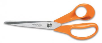 nůžky FISKARS 9853 na látky profi 21cm oranž