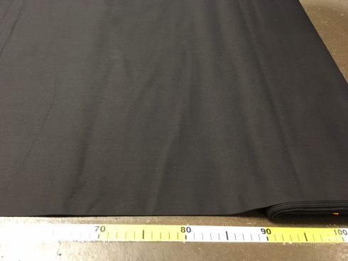 látka uni černá š.160cm, 145g/m2/100%bavlna