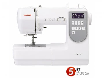 šicí stroj Janome DC6100 + přídavný stolek