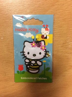 nažehlovačka hello kitty včelka