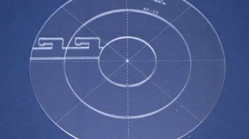Quiltovací pravítko kruh vel. 2 - NP-K2 - 3 ks