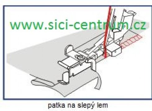 patka na slepý steh Bernette 44/48