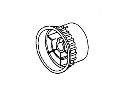 Ruční kolo pro Janome 434, 434D, 534D, 634D a Pfaff 752 & 47787175007