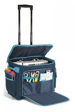 cestovní taška na kolečkách na patchwork 44x22x36cm