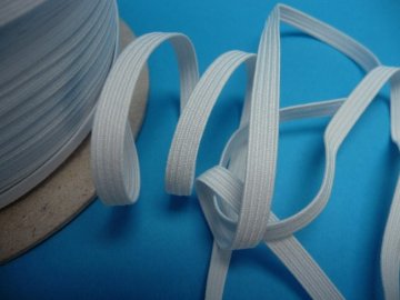 guma prádlová šíře 25mm bílá