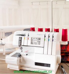 overlock coverlock Husqvarna Huskylock S25 + sada jehel ZDARMA