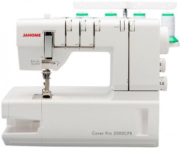 coverlock Janome 2000 CPX COVER PRO + dárek