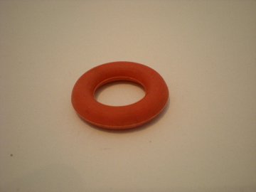 gumička navíjení průměr 33mm červená/černá