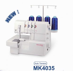 overlock Merrylock MK 4035 + jehly zdarma