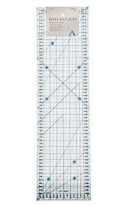 pravítko pro patchwork modré 16x60cm Milward