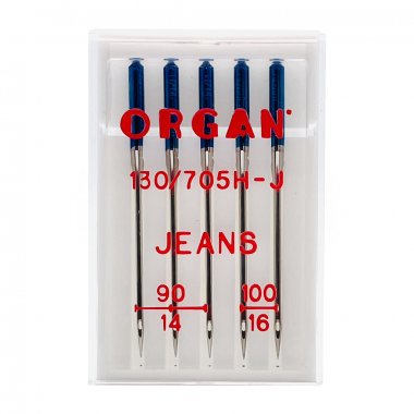 JEHLA ORGAN 130/705H-J JEANS 5ks (90,100,110)