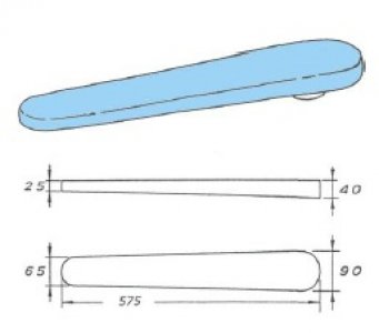 žehl.prkno SDX rukávník délka 575mm